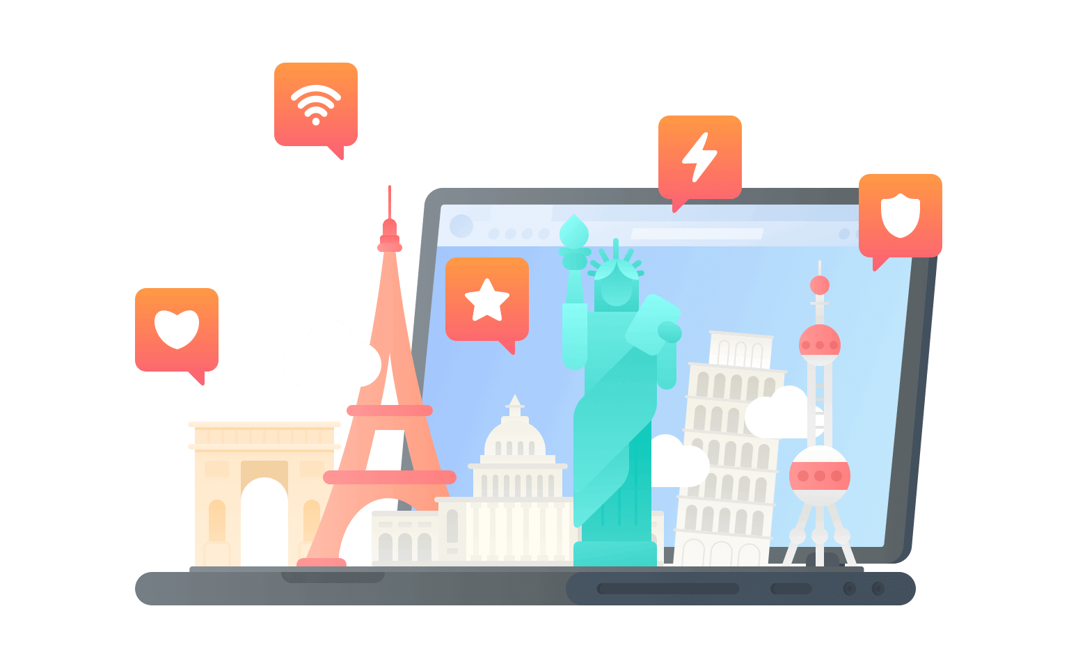在安道尔连接到中国vpn - 穿回国